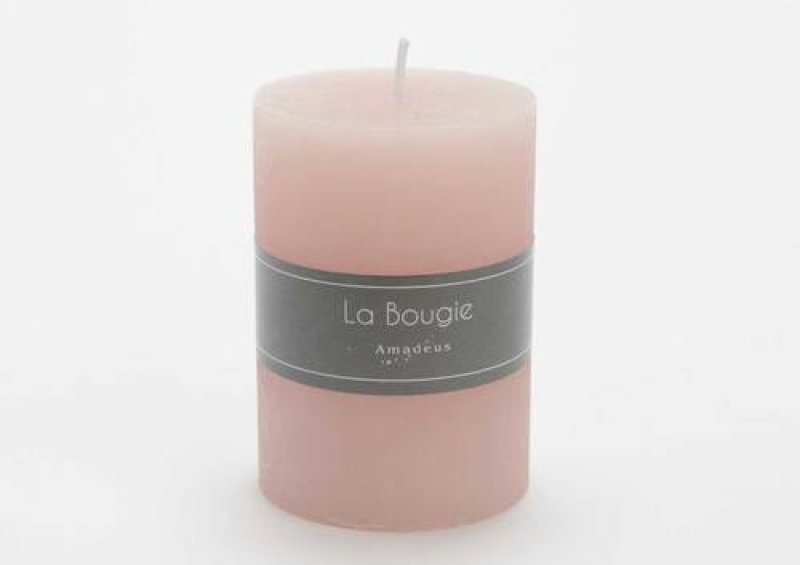 BOUGIE ROSE 10X7
