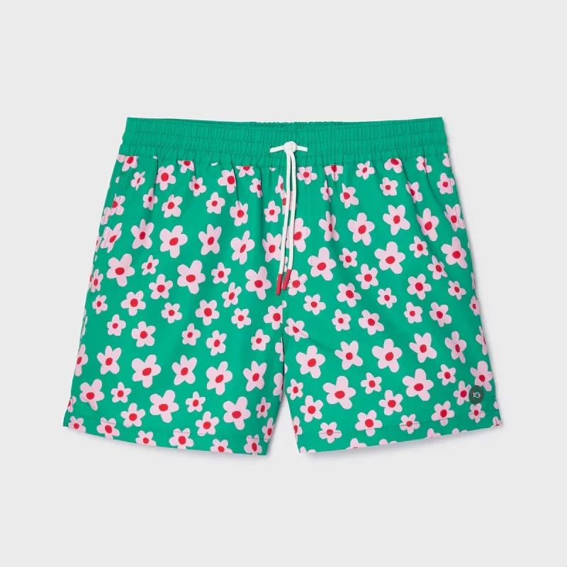 Short de bain en 100% polyester recyclé - Blooming beach