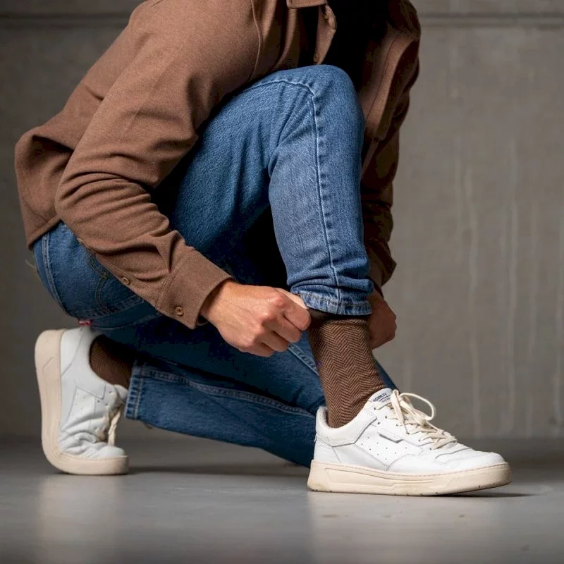 CHAUSSETTES LA MARMOTTE EN COTON PEIGNÉ Taille 41-46