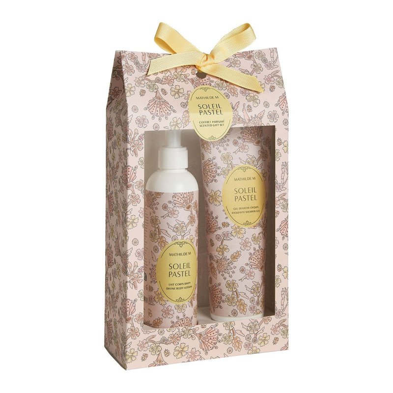 Coffret parfumé lait corps et gel douche - Soleil Pastel