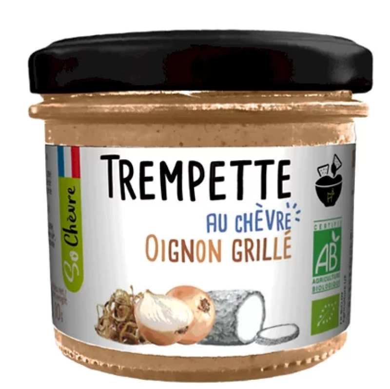 Trempette au chèvre affiné oignon grillé So Chèvre Bio