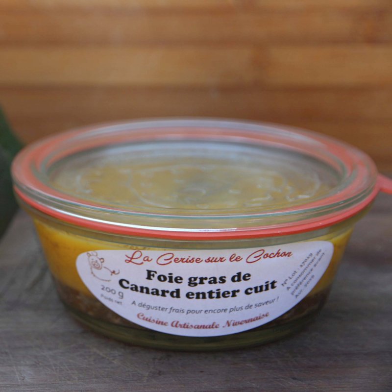 FOIE GRAS DE CANARD ENTIER 200G