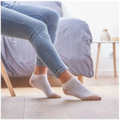 SOCQUETTES FEMME BLANC-DORE SP10 Taille 37-40