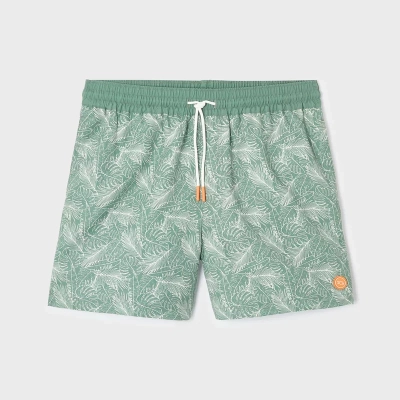 Short de bain en 100% polyester recyclé - Palm groove