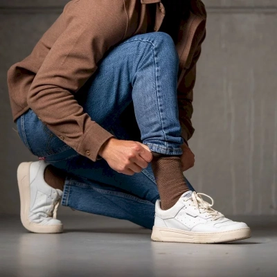 CHAUSSETTES LA MARMOTTE EN COTON PEIGNÉ Taille 41-46